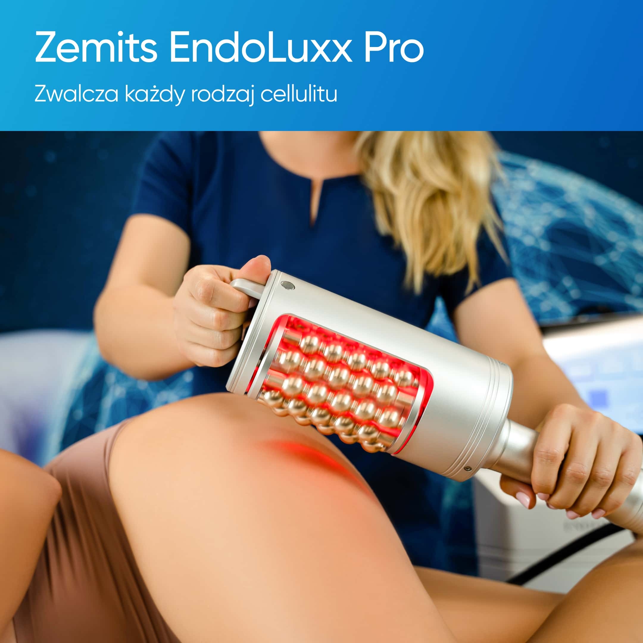 Zemits EndoLuxx PRO zwalcza główne przyczyny pojawienia się cellulitu: