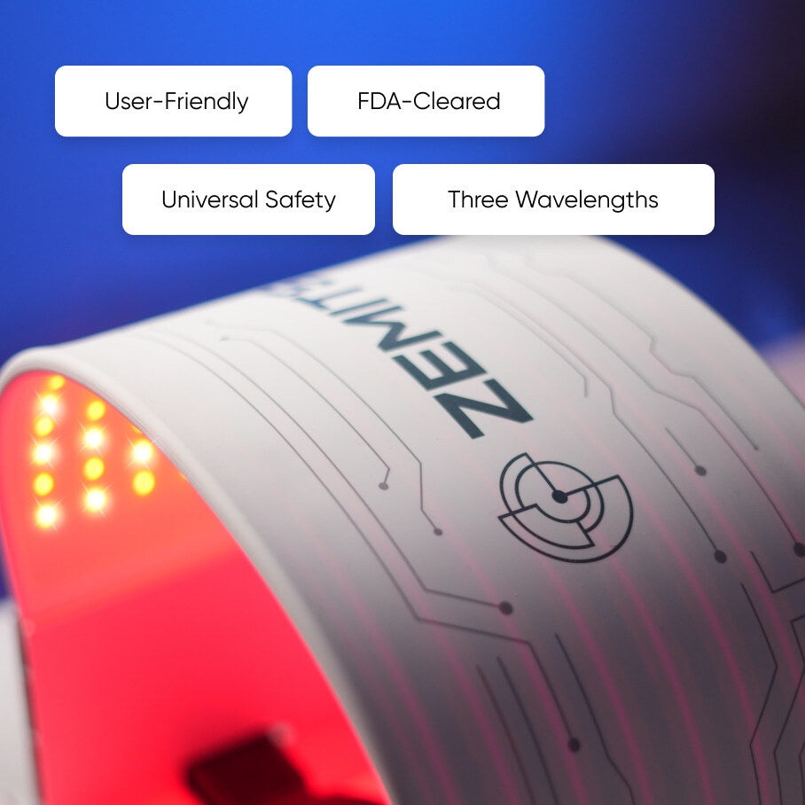 Lampa Zemits VivaLumix to idealne rozwiązanie do kompleksowej pielęgnacji twarzy, skóry głowy i ciała, zapewniając skuteczną regenerację i odżywienie tych stref