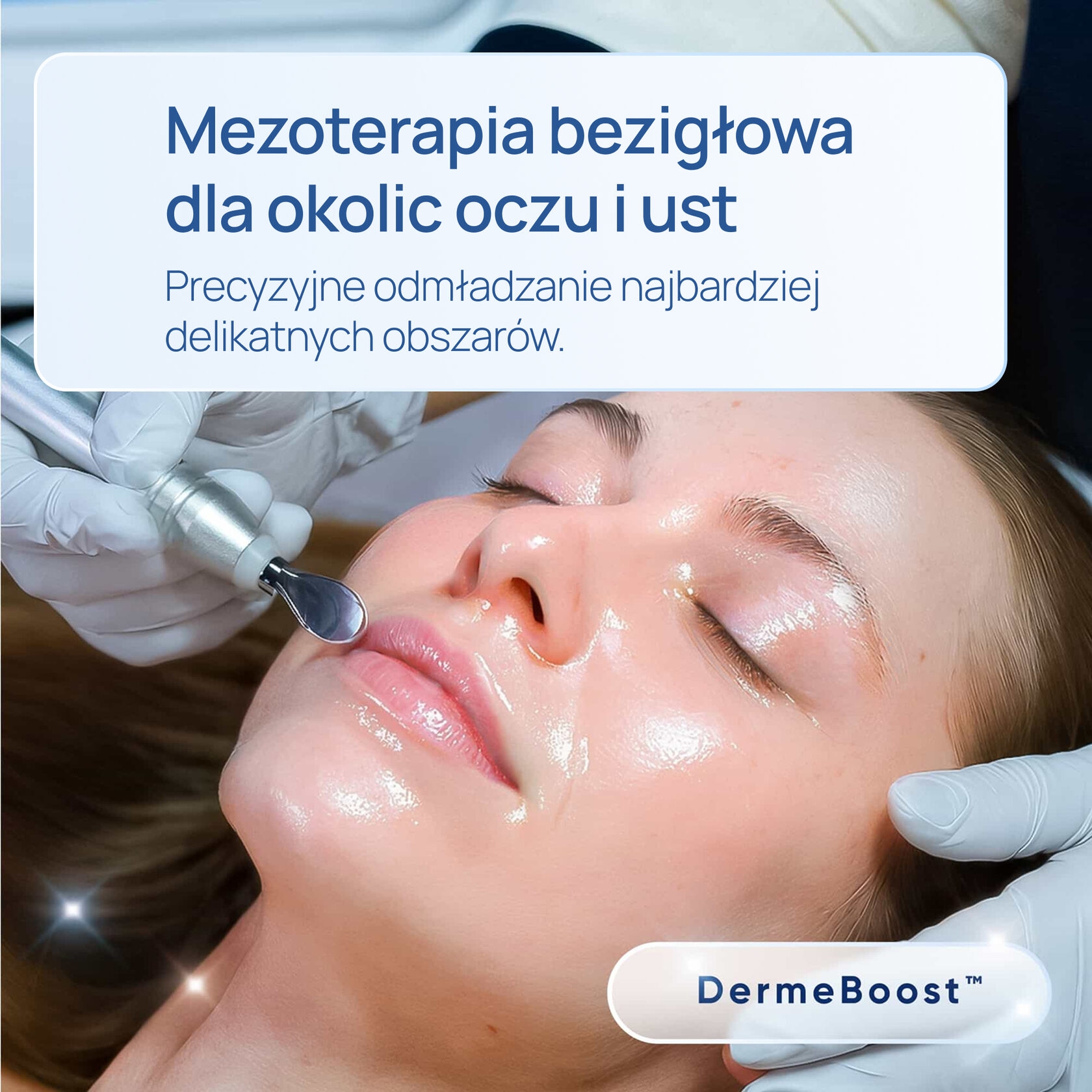 DermeBoost™ — nawilżenie okolicy oczu i ust