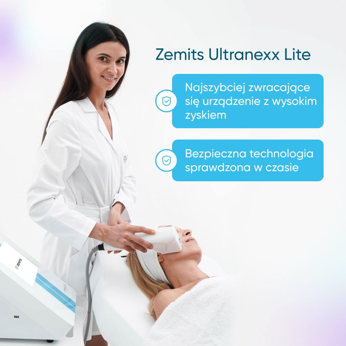 Zemits Ultranexx Lite — Zaawansowane urządzenie do liftingu HIFU SMAS